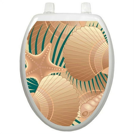 Toilet Tattoos Themes Found On The Beach Toilet Seat Decal