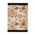 thumbnail image 3 of CHAQLIN Cartoon Capybara & Dessert Pattern Children's Wallet, Stretch Polyester Trifold Card Wallet for Outdoor Sports, Foldable Lightweight Children Wallets, 3 of 7