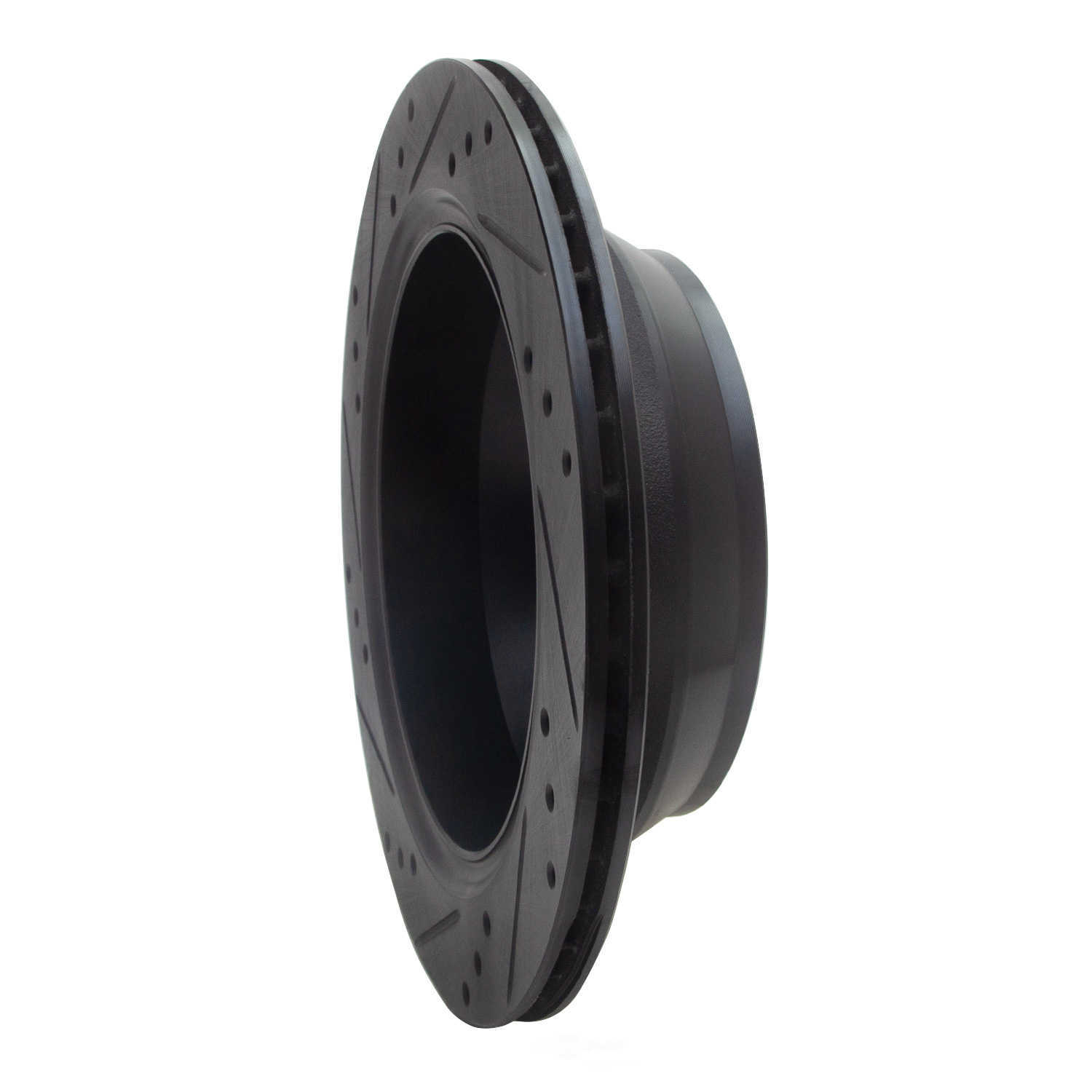 Dynamic Friction Company 633-48063R DFC Brake Rotor - Drilled And Slotted - Black