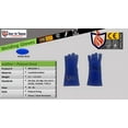 thumbnail image 3 of Flame Heat Resistant Leather Welding Gloves, 14" length, Royal Blue, Large, 10 Pairs, 3 of 7