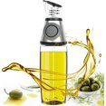 thumbnail image 1 of Olive Oil Dispenser Bottle for Kitchen with Measurement Scale Cooking Oil and Vinegar Soy Sauce Bottling Clear Glass Oil Bottles Oil Pot Oil Container, 17oz/500ml, 1 of 3