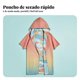 thumbnail image 3 of Abbraccia Poncho toalla con capucha para niños, secado rápido, playa, natación, protección solar, reversible, 3 of 6