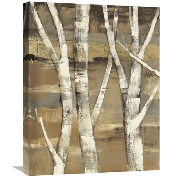 Global Gallery Albena Hristova 'Wandering Through the Birches I' Canvas Wall Art
