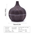 thumbnail image 3 of Pompotops Humidifier Mini Home 400ml Aromatherapy Wood Grain Aroma Diffuser Clearance, 3 of 8