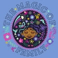 thumbnail image 2 of Boy's Encanto Mirabel The Magic of Family Circle Performance Graphic Tee Royal Blue Heather Small, 2 of 4