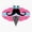 3pcs, variant on Mr Mustachio "The Bearded Clam" Sticker