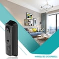 thumbnail image 2 of Timbre de puerta WiFi con micrófono incorporado Vista nocturna por infrarrojos Teléfono Control remoto Intercomunicador inalámbrico Timbre de puerta Timbre electrónico Negro Jumpingount AF000225-02B, 2 of 6