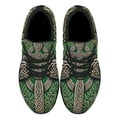 thumbnail image 2 of Irish Celtic Knot Cross Saint Patrick's Day Shoes Sneakers Black Size 12, 2 of 7