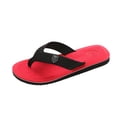thumbnail image 3 of Domzle Comfort Sport Flip Flops For Men Non Slip Thong Sandals Slides Summer Slippers Indoor Outdoor Footwear Red, 3 of 6