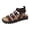 Red, variant on Rokment Women's Orthopedic Cork Footbed Fisherman Sandals Flat Platform Walking Sandals Comfortable Leather Open Toe Ankle Strap Strappy Beach Summer Casual Footwear Black Size 6