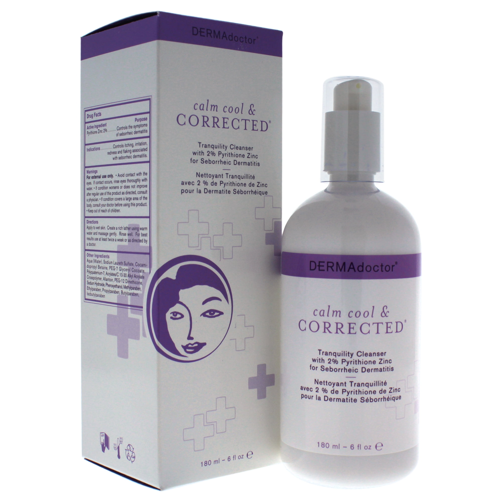 Calm Cool Corrected Tranquility Cleanser by DERMAdoctor for Women - 6 oz Cleanser