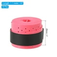 thumbnail image 2 of Uxcell 43.3" Non-Slip Tennis Racket Overgrip Tape Wraps with Hole Pink 9 Pack, 2 of 6