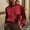 Red, variant on Outfmvch Satin Blouse Long Sleeve Shirts for Women Blouses for Women Grey Silk Blouse Work Blouses for Women Fall Blouses for Women 2025 Womens Work Blouse Gray 2xl