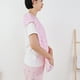 thumbnail image 5 of Bewildely Babero de alimentación para ancianos con hebilla adhesiva Protector de ropa Delantal de ayuda para personas mayores Toallas y Paños, 5 of 6