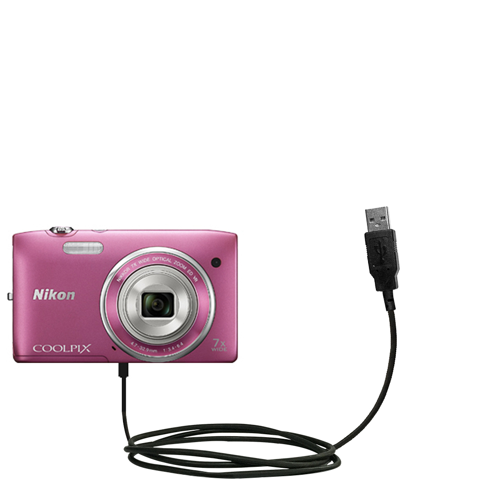 Classic Straight USB Cable suitable for the Nikon Coolpix S3500 with Power  Hot Sync and Charge Capabilities - Walmart.com