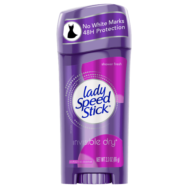 Lady Speed Stick Invisible Dry Antiperspirant Deodorant, Shower Fresh