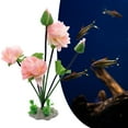 thumbnail image 4 of Mdesiwst Aquarium Artificial Lotus Flowers Fish Tank Water Lily Aquarium Landscape Ornament Fish Tank Decorations Desk Decoration, 4 of 8