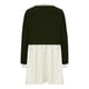 thumbnail image 4 of ICHUANYI liquidación moda mujer Casual sudadera de gran tamaño vestido de manga larga cuello redondo señoras Patchwork Mini vestidos ICHUANYI WER202308253895, 4 of 6