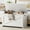 White, variant on Towallmark 30" Wooden Storage Chest Bench, Large Toy Storage Organizer for Entryway,Living Room,Bedroom,Pink