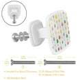 thumbnail image 2 of 4 Pieces Set Drawer Pulls Handle Square Wardrobe Cabinet Knobs with Stainless Steel Screws Furniture Kitchen Decor, 2 of 5