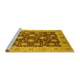 thumbnail image 2 of Ahgly Company Machine Washable Indoor Rectangle Oriental Yellow Traditional Area Rugs, 5' x 7', 2 of 4