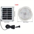 thumbnail image 4 of 1pc LED Solar Indoor Balcon Ceiling Light IP65 Waterproof Outdoor Powerful Garden Decoration For Home Porch Smart Lamp Fixture, 4 of 4