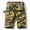Khaki, variant on Abcnature Men's Athletic Shorts, Sports Gym Running Short Pants, Fashion Men's Pocket Zipper Resilience Leisure Time Tooling Shorts, Cargo Casual Hiking Shorts Gray 38