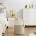 thumbnail image 5 of Handwoven Cotton Rope Storage Basket - Multi-Use Organizer for Toy Laundry & Home Decor, Large Woven Bin for Living Room & Bedroom, 5 of 11