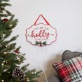 thumbnail image 3 of 15.75" Holly To My Jolly Christmas Wall Sign, 3 of 6