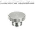 thumbnail image 4 of Knurled Thumb Nuts, 2 Pack M5 x D16mm x H10mm 304 Stainless Steel Blind Hole Nuts, 4 of 6