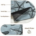 thumbnail image 6 of Teal Blue Starfish Round Area Rug 3.3Ft Washable Circle Rugs for Dining Room Table, Coastal Ocean Summer Sea Nautical Non-Slip Carpet Floor Mats Indoor Outdoor Carpet Runner Aesthetic Home Decor, 6 of 8