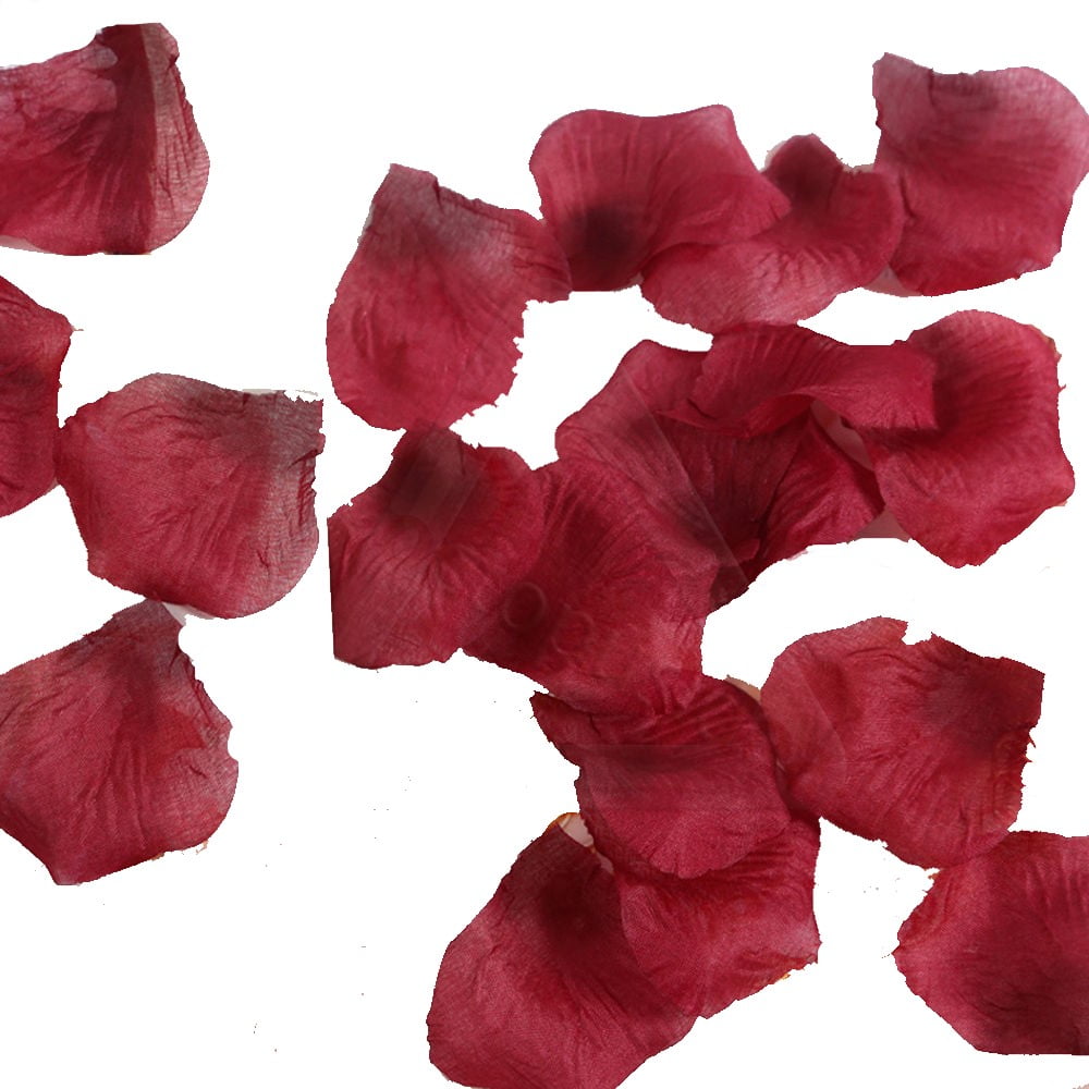 Rose Petals Silk Confetti Wedding Top Table Decoration Thick Material 12 Colours 
