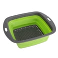 thumbnail image 1 of Filtro plegable de silicona portátil para cocina, colador de cesta para lavar frutas y verduras con asas, 1 of 8