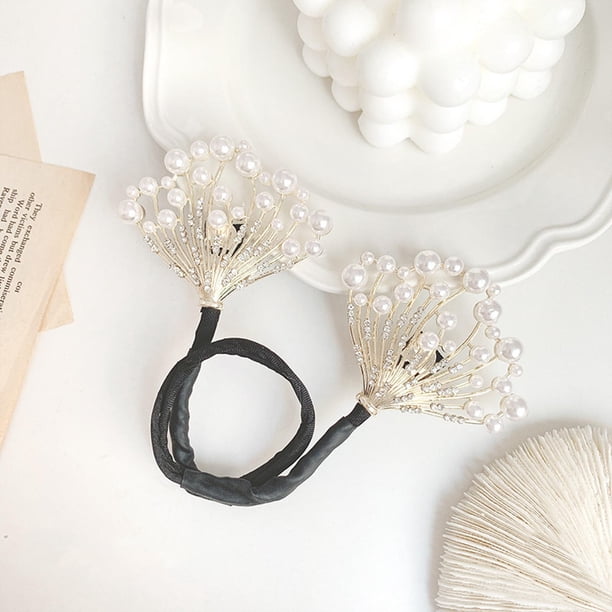 Rizador de pelo de princesa de alta gama para mujer con perlas y diamantes de imitación personalizados