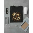 thumbnail image 3 of Zodiac Sign Cancer In Fire Style Tee Men's -Image by Shutterstock, 3 of 4