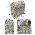 thumbnail image 4 of Anime Stand Mixer Cover, Little Girls with Fruit Waffle Hats Cookies Donuts and Cupcakes Yummy Pastries, Kitchen Appliance Organizer Bag Cover with Pockets, 5 Quarts, Multicolor, by Ambesonne, 4 of 4