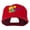 Red, variant on USA State Oregon Flowers Embroidered Low Profile Cap - Red OSFM