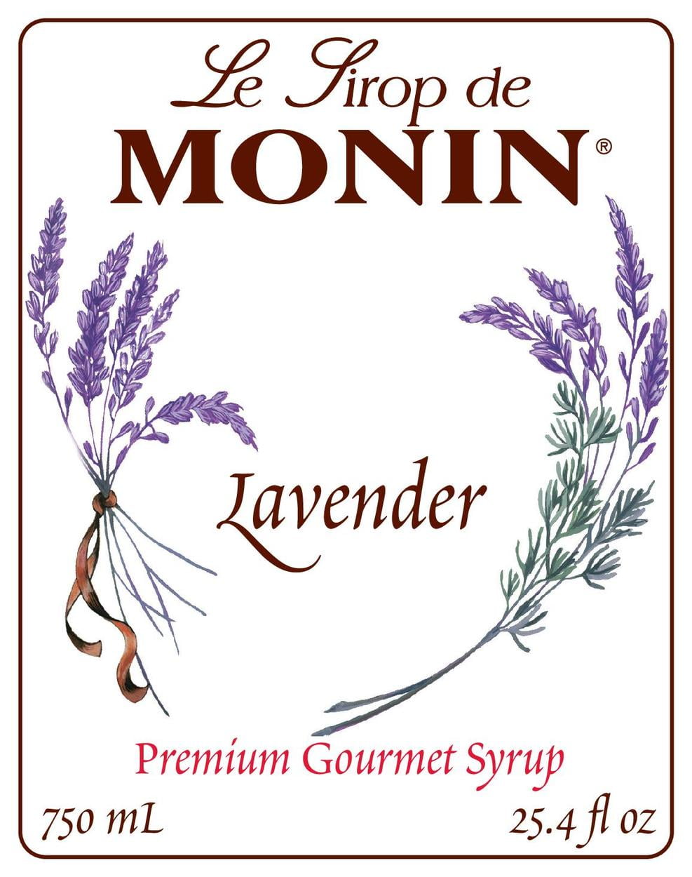 Monin Lavender Flavored Syrup - 750ml cocktail mixes