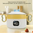 thumbnail image 4 of Insulated Food Warmer Bowl, Electric Food Warmer Bowl 316 Stainless Steel  for Home, 4 of 7