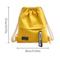 thumbnail image 4 of Sac à Dos à Cordon Mode Toile Couleur Unie Sac à Cordon Sac à Cordon, 4 of 10