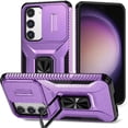 thumbnail image 1 of Funda para GANGXUN Samsung Galaxy S23 - Soporte metálico, Función magnética, Morado, 1 of 5