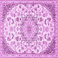thumbnail image 1 of Ahgly Company Indoor Square Persian Pink Traditional Area Rugs, 8' Square, 1 of 4