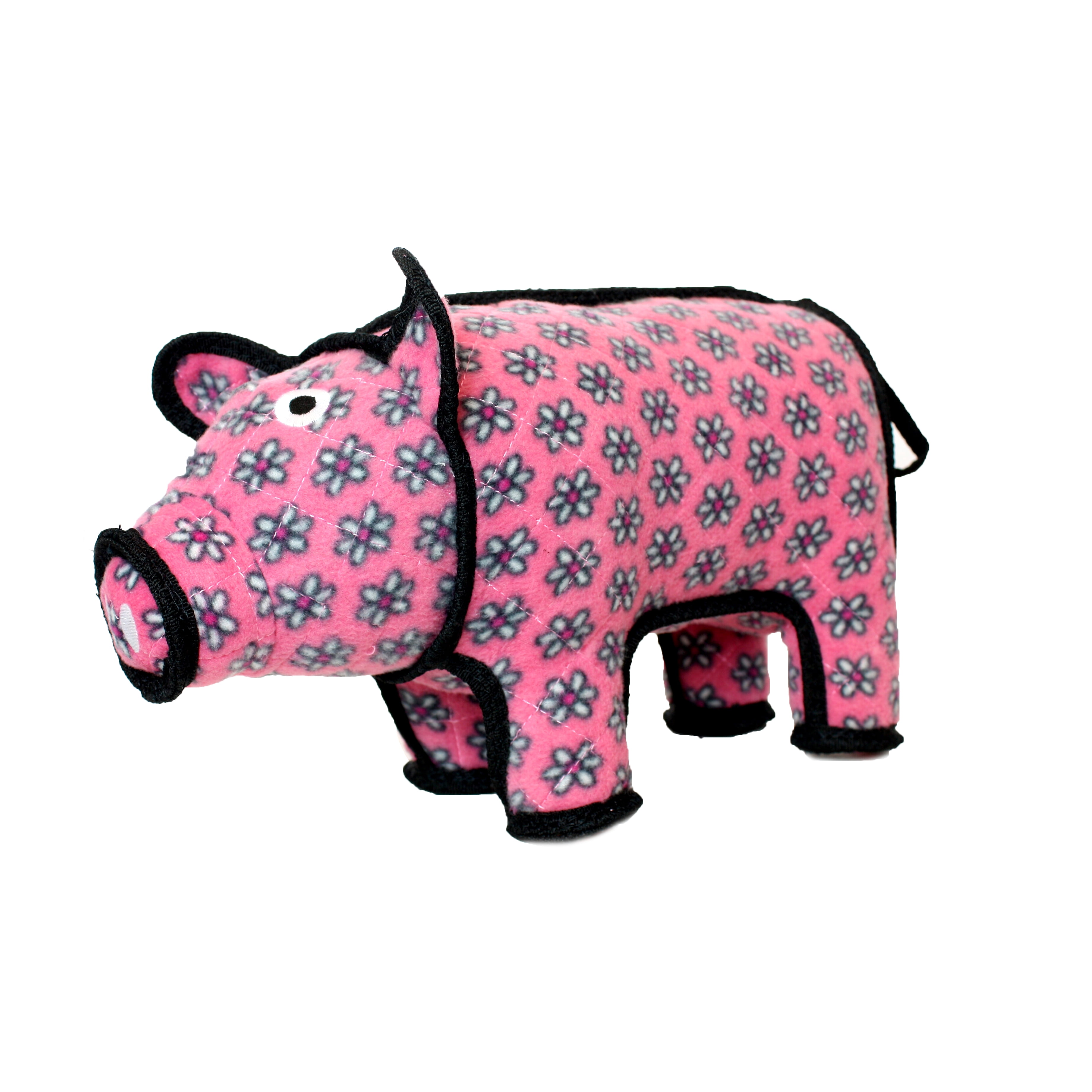 Tuffy Barnyard Pig Durable Plush Dog Toy
