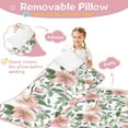 thumbnail image 3 of Pioneer Flower Floral Print Pattern Toddler Nap Mats for Kids Preschool,Sleeping Mat Bag or Kids,Toddler Sleeping Bag,Toddler Nap Mat or Daycare, 3 of 6