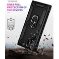 thumbnail image 5 of Case for S22 Ultra Phone Case Samsung Galaxy S22 Ultra Case, Military Grade, Heavy Duty, with Ring Holder Stand, Support Magnet Car Mount for Samsung Galaxy S22 Ultra Case Black, 5 of 12