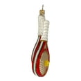 thumbnail image 4 of Pinnacle Peak Trading Red Tennis Rackets with Ball Polish Blown Glass Hanging Christmas Tree Ornament 4.5 inch, 4 of 5