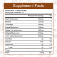 thumbnail image 2 of GPGP Mushroom Coffee,Mushroom Supplement, Lions Mane Mushroom Powder Instant Coffee with Lion's Mane,Reishi,Chaga,Cordyceps, and Turkey Tail for Focus, Energy,Digestion and Immunity,113 G/3.98 oz, 2 of 2