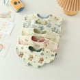 thumbnail image 4 of Soft & Breatahble Cotton Baby Bib Double Sided Design Burping Cloth for Newborns & Toddler Drooling and Teething, 4 of 9