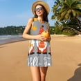 thumbnail image 3 of Fotbe Hello Fall Gnomes Vestido de Verano sin Mangas para Mujer – Vestido Midi Línea A, Estilo Camiseta Floral, Vestido Playero Casual y Fluido, 3 of 7