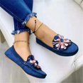 thumbnail image 3 of Vedolay Womens Wedge Casual Shoes Women's Comfortable Loafers Breathable Slip On Casual Shoes,Blue 9, 3 of 4